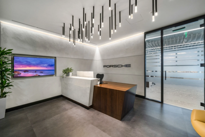 3D Matterport Tour of Porsche Headquarters in Miami by Photostetic